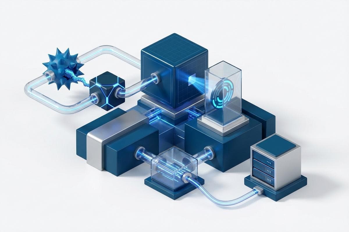 Isometric network nodes under attack from Clickfix exploiting Finger Protocol.