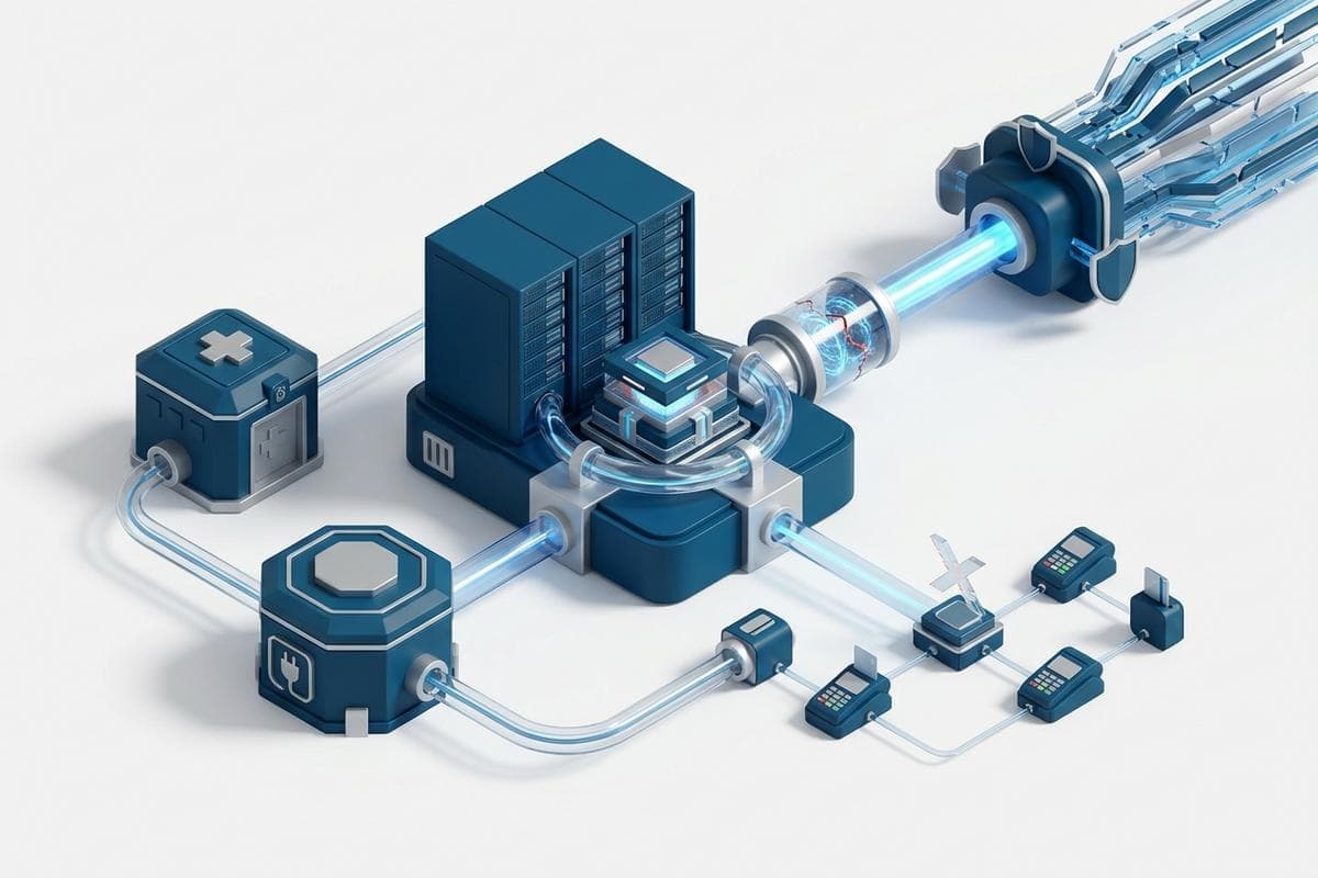 Digital shields protecting against diverse cyberattacks and vulnerabilities.