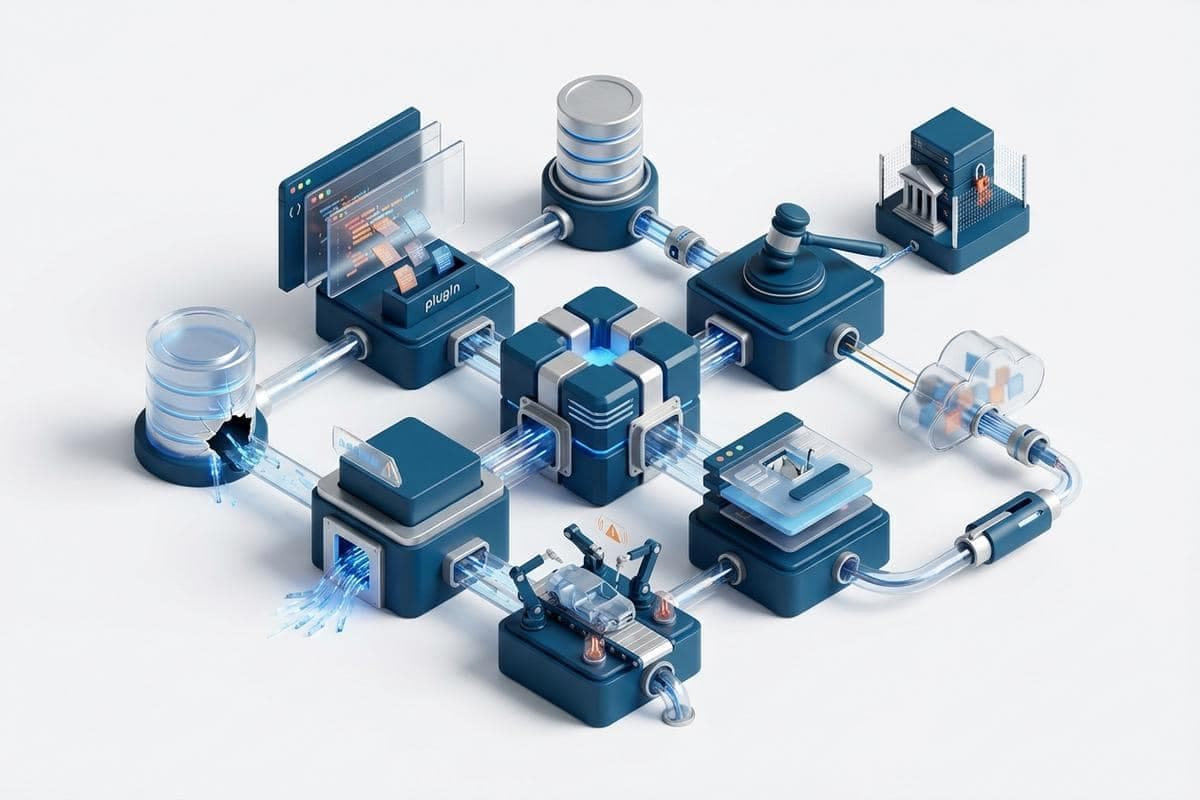 Digital data streams illustrating today's critical cyberattack news.