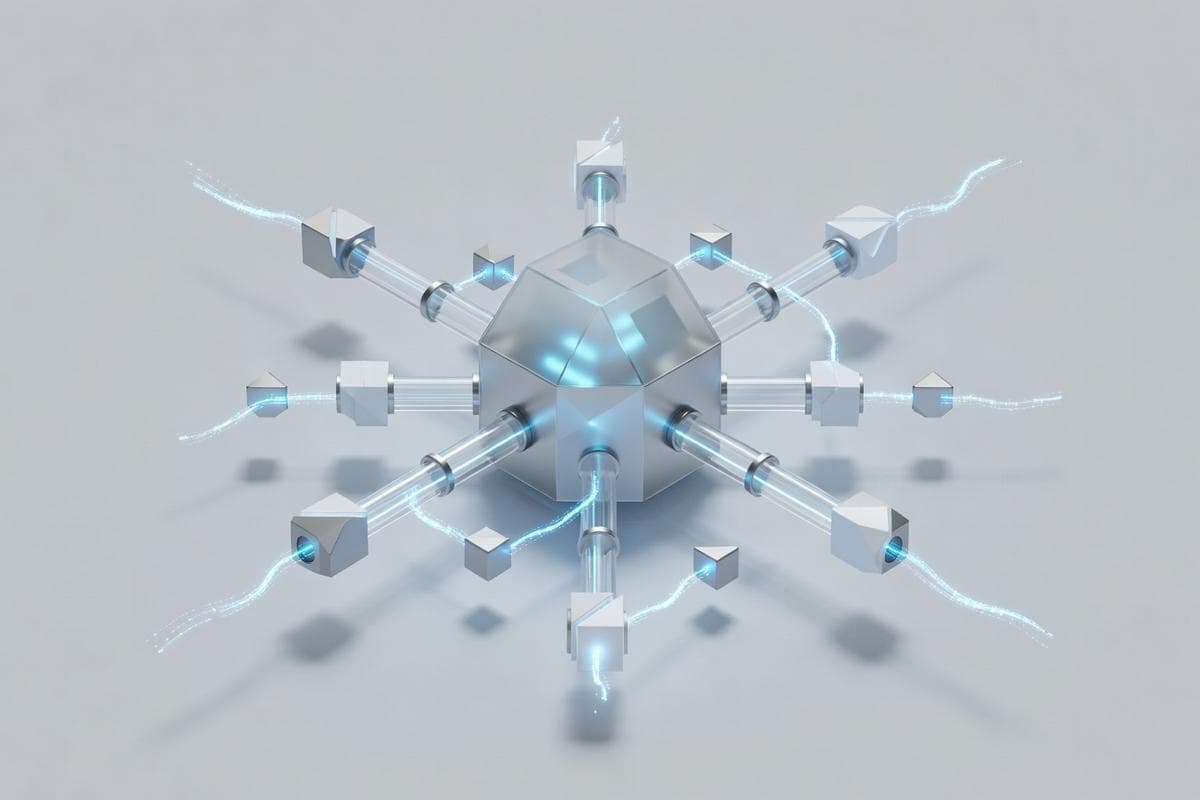 Isometric network nodes highlighting critical zero-day vulnerabilities and government breaches.