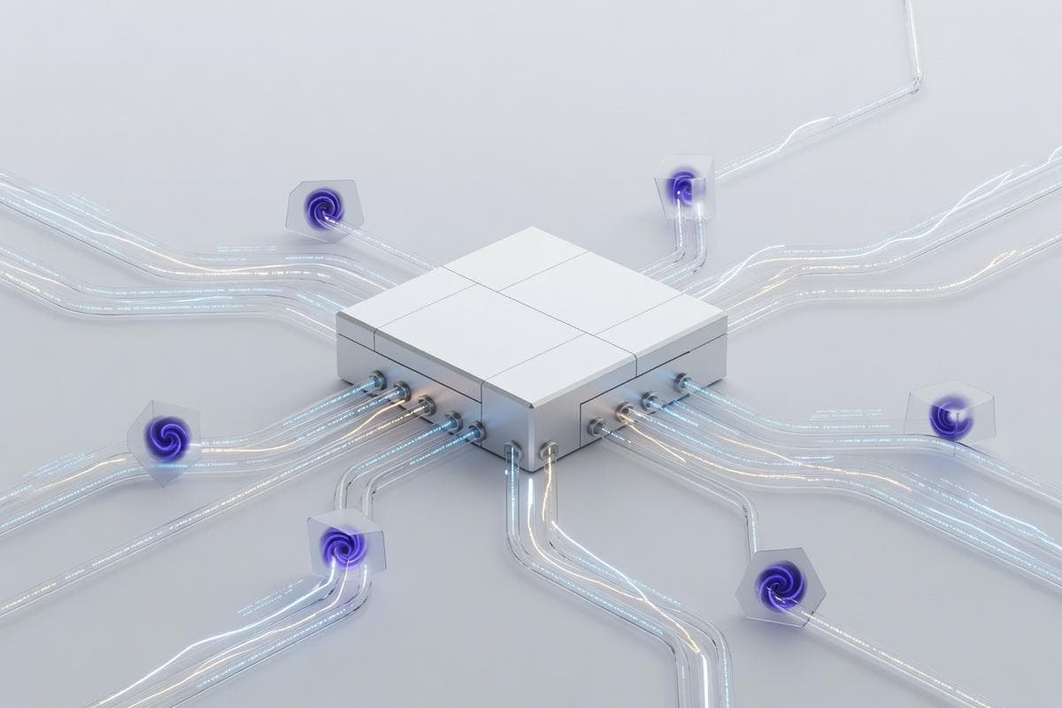 Isometric network nodes showing critical zero-day exploits and system breaches.