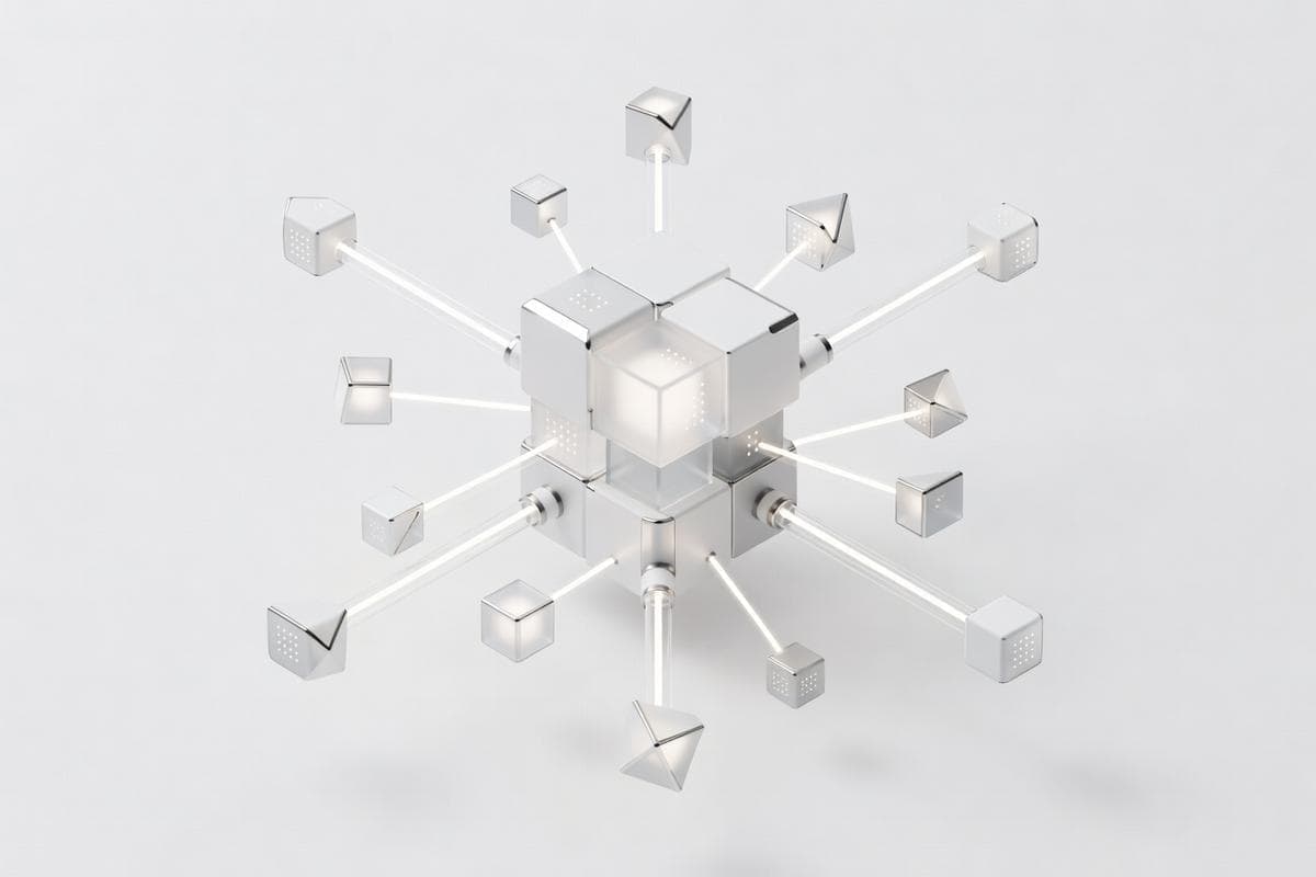 Geometric data blocks revealing critical cybersecurity flaws and data exposure.