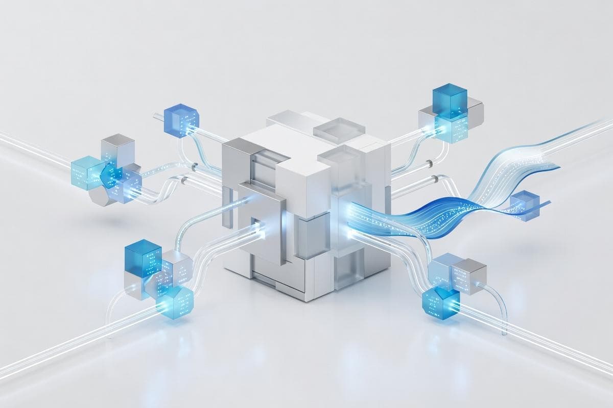 Isometric network nodes highlighting global cyber vulnerabilities and intelligence operations.