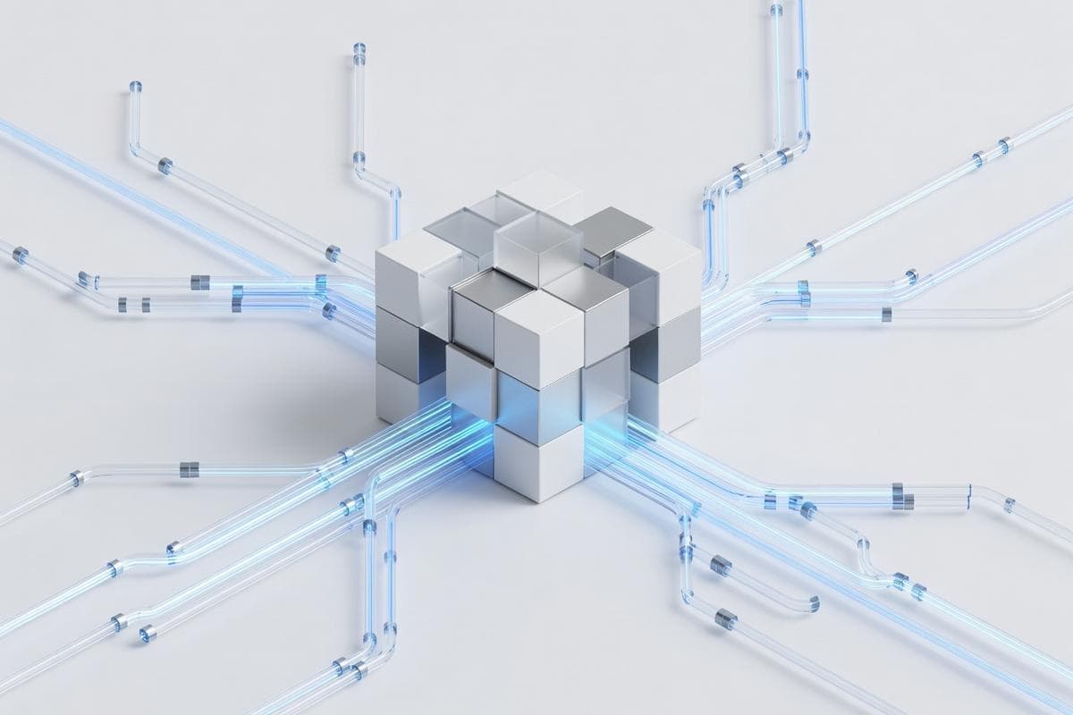 Digital data streams leaking from Ollama's process memory.