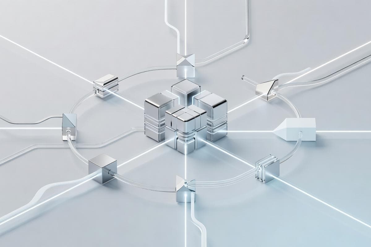 Isometric network nodes illustrating critical kernel, WordPress, and supply chain vulnerabilities.
