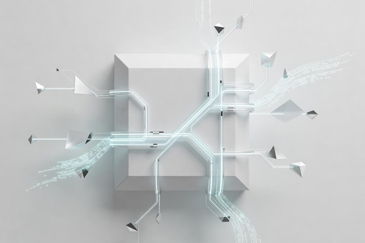 Floating servers depicting a landscape of critical vulnerabilities and cyberattacks.