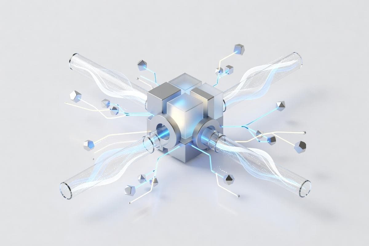 Isometric network nodes highlighting critical software vulnerabilities and urgent patches.