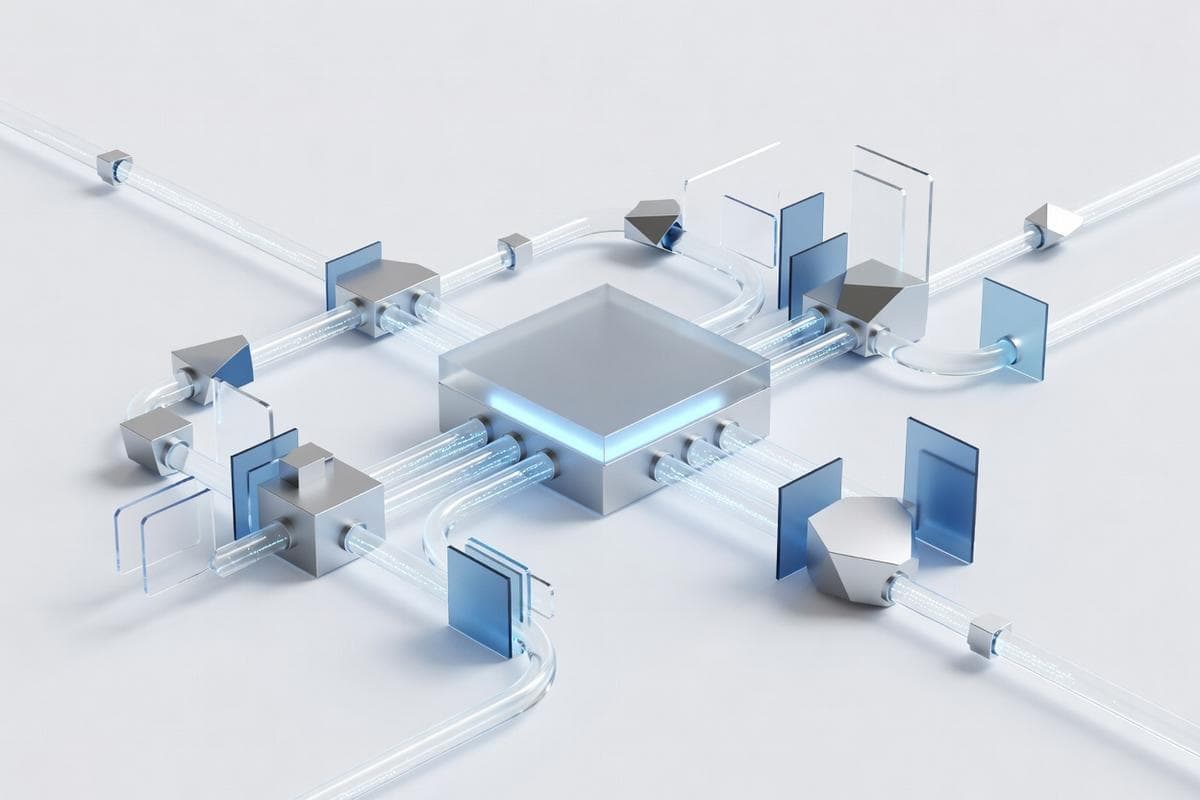 Isometric network nodes showing Klue OAuth breach and Fortinet VPN leaks.