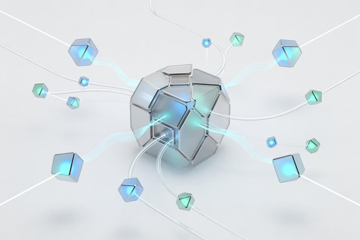 Isometric network nodes depicting widespread cybersecurity flaws.