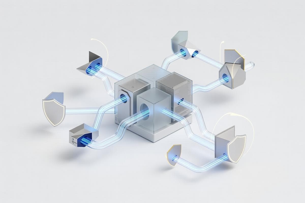 Floating servers illustrating urgent cybersecurity flaw deadlines.