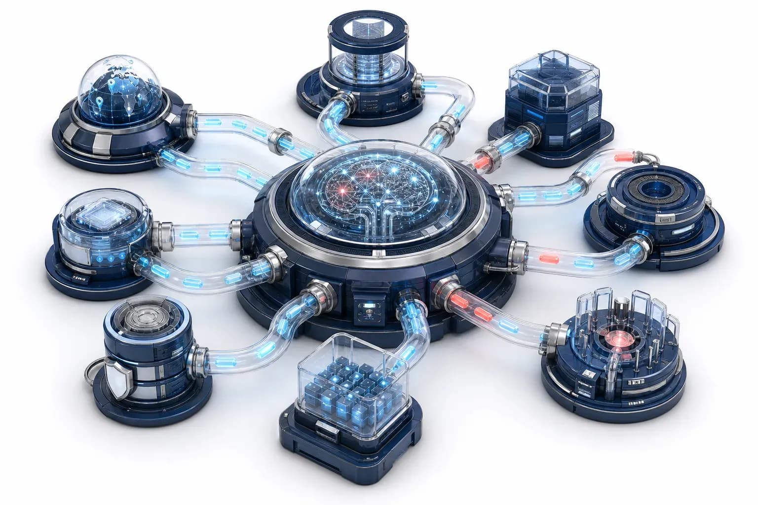 Isometric cyber machinery exposing multiple zero-day vulnerabilities.